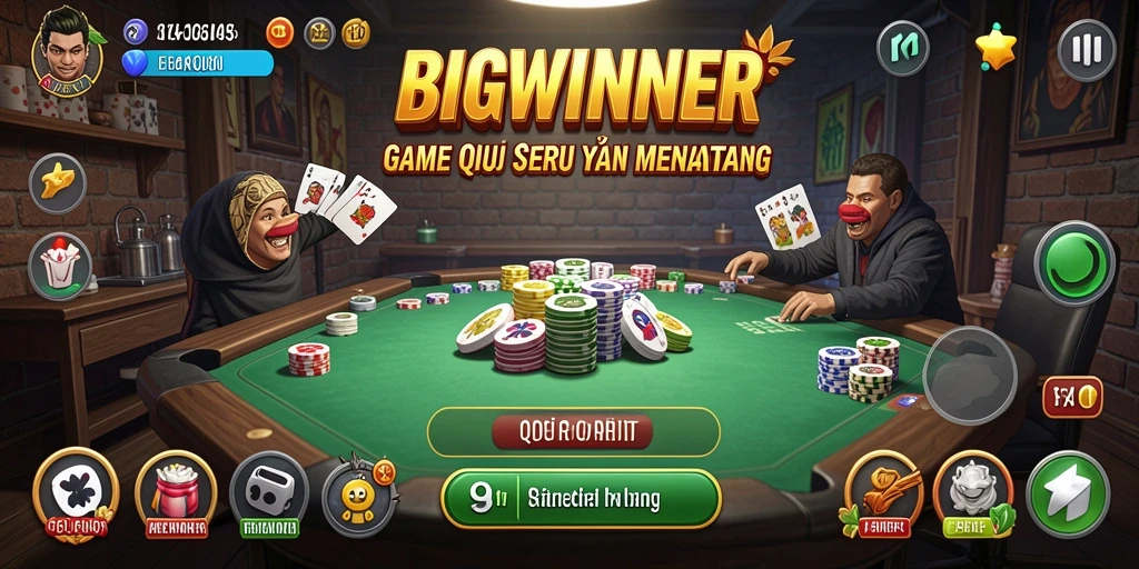 Screenshot gameplay QiuQiu yang menegangkan di BIGWINNER.