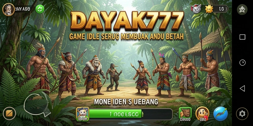 Tampilan gameplay DAYAK777 yang menarik dan interaktif.