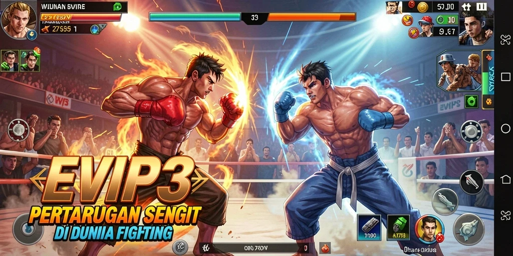 Gameplay seru dengan karakter unik di EVIP3.