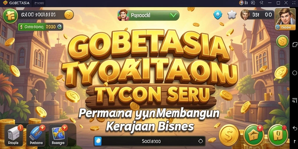 Tampilan gameplay <strong>GOBETASIA</strong> yang menarik saat mengelola bisnis.