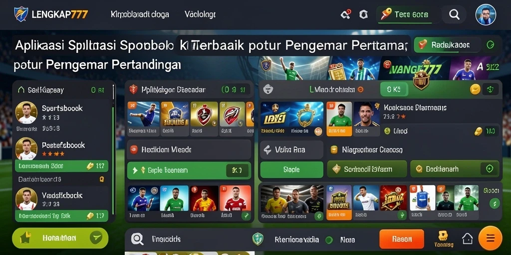Tampilan gameplay Sportsbook yang menarik dan interaktif.