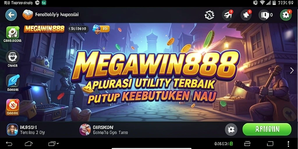 Tampilan antarmuka MEGAWIN888 yang intuitif dan mudah digunakan.